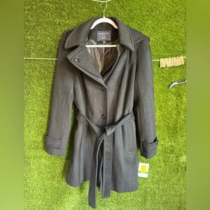 Women’s Tower by London Fog Wool Blend Trench Coat Size L